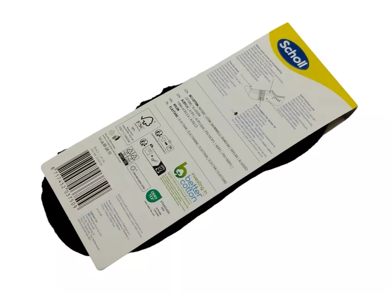 SCHOLL SOFT SKARPETKI STOPKI 35/38 CZARNE 2 PARY