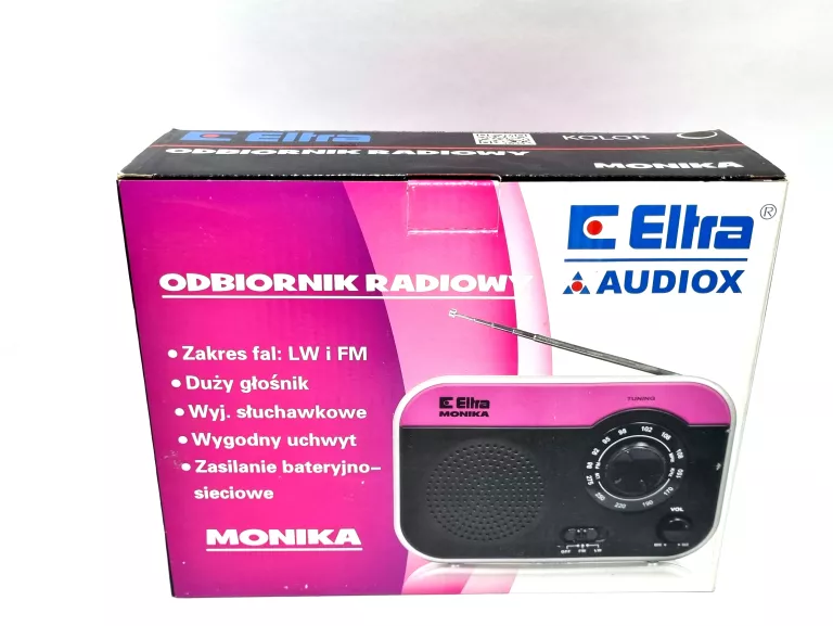 RADIO SIECIOWO-BATERYJNE FM ELTRA MONIKA