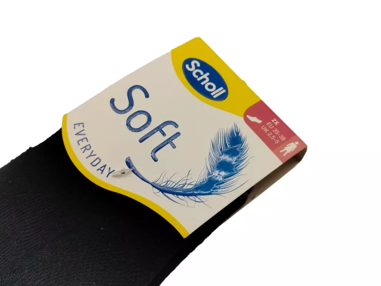 SCHOLL SOFT SKARPETKI STOPKI 35/38 CZARNE 2 PARY