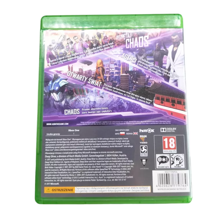 GRA NA XBOX ONE AGENTS MAYHEM