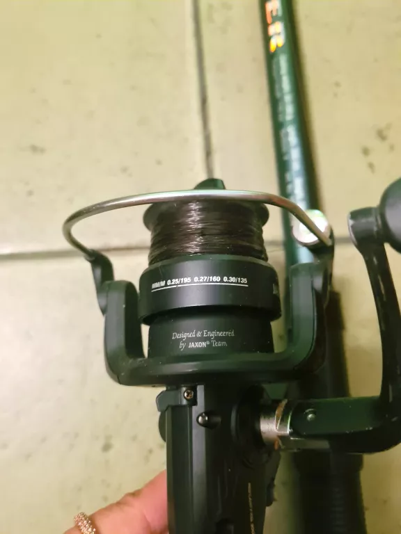 WĘDKA KONGER TELE STRONG 390/100+ KOŁOWROTEK JAXON REDCARP FRXL300