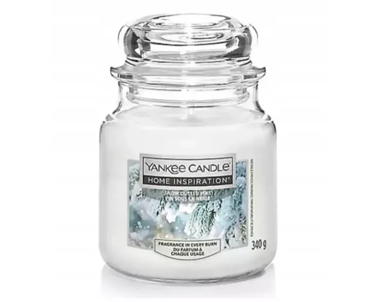 ŚWIECZKA YANKEE CANDLE SNOW DUSTED PINE 340 G