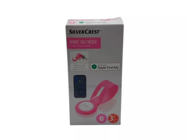 SMART TAG FINDER SILVERCREST SSTF A1 RÓŻOWY