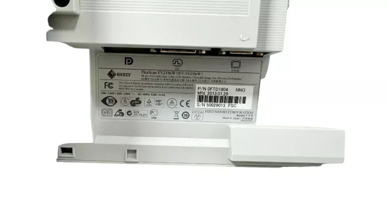 MONITOR LED IPS EIZO 23" EV2336 1920 X 1080 DP VGA