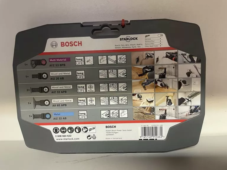 ZESTAW BRZESZCZOTÓW BOSCH STARLOCK 2 608 664 622