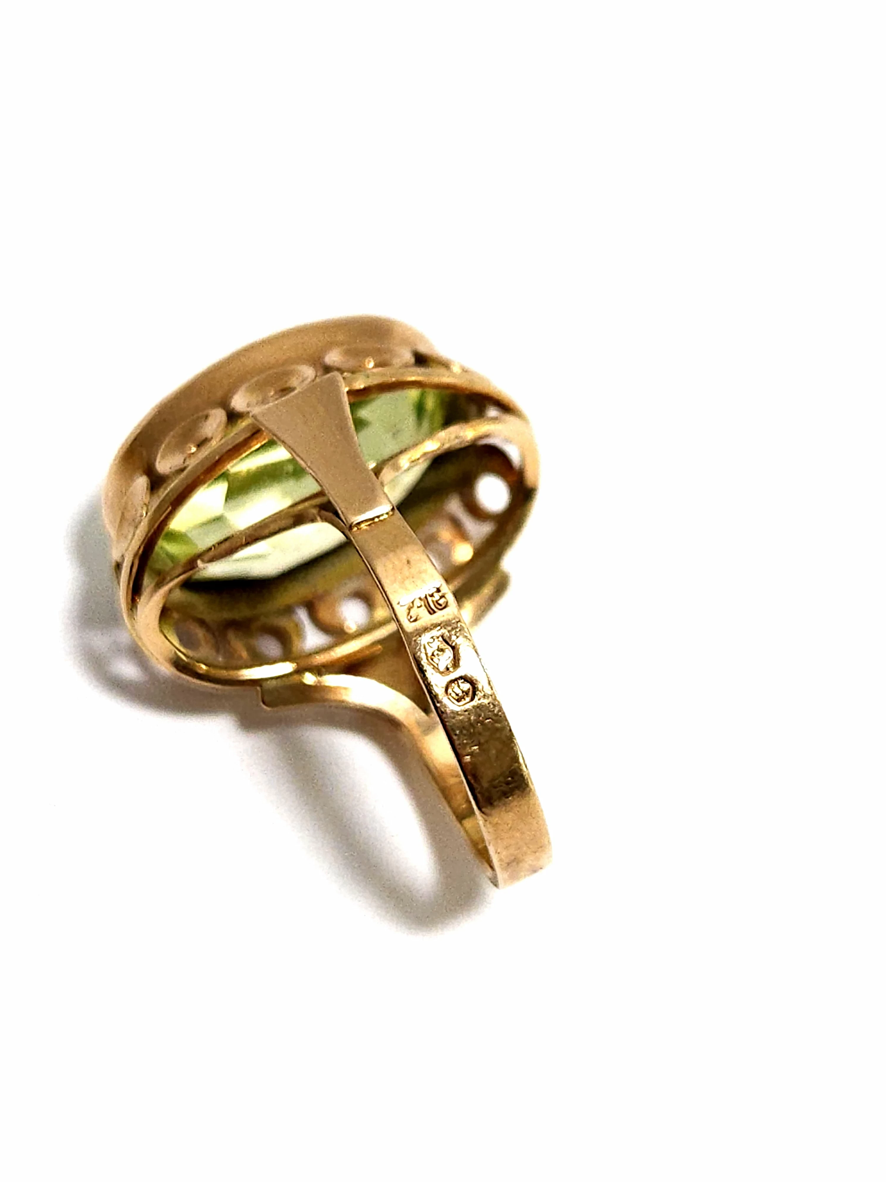 piekny-zloty-pierscionek-zielony-1108g-585-r21-ean-gtin-817444010577