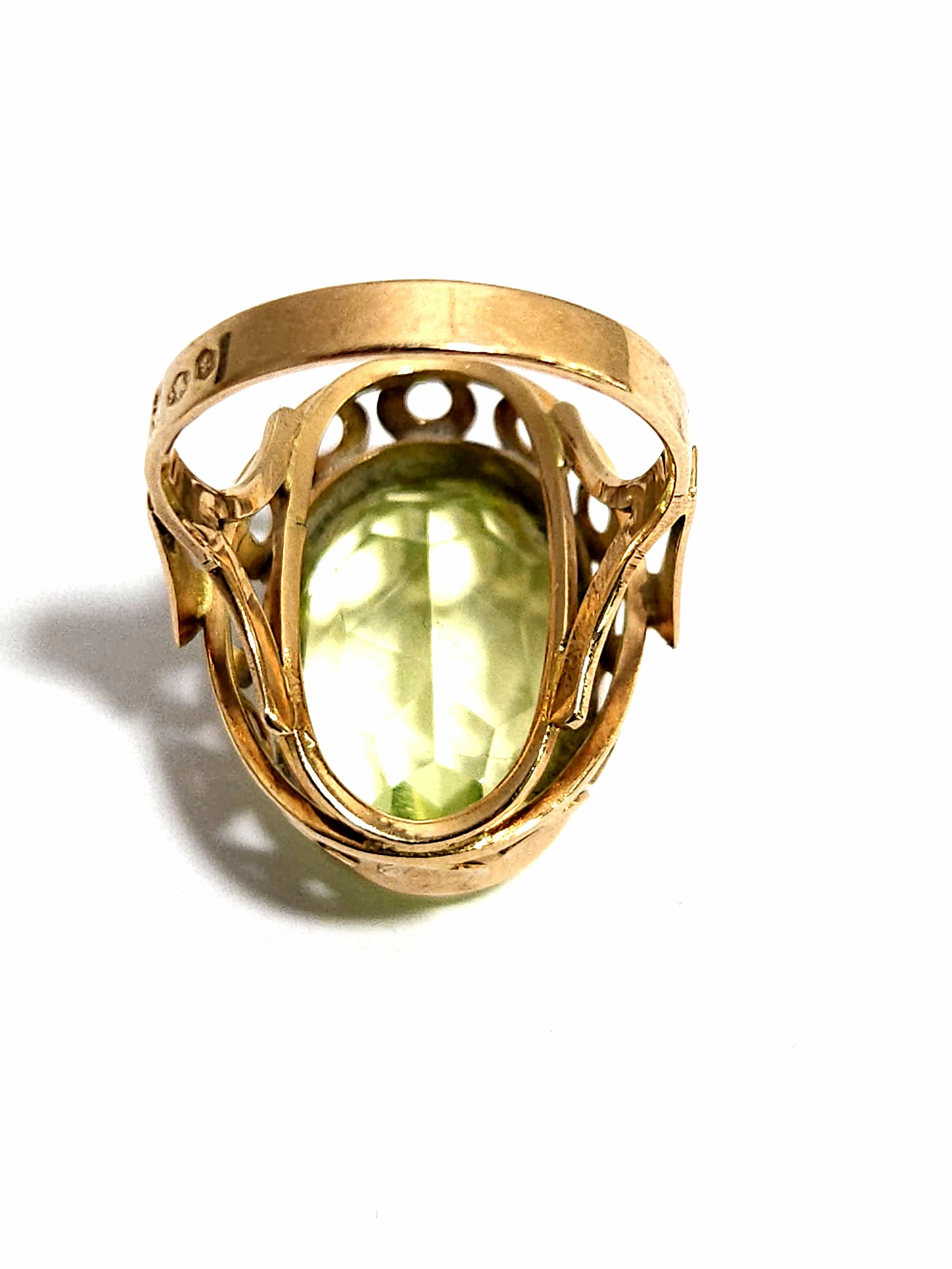 piekny-zloty-pierscionek-zielony-1108g-585-r21-waga-465