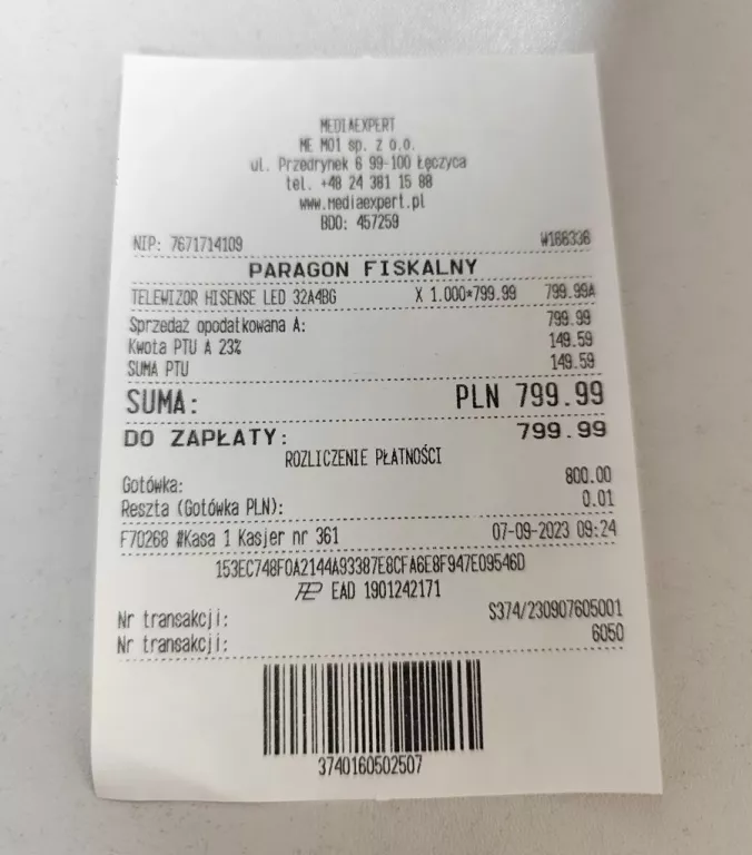 TELEWIZOR HISENSE 32" LED SMART TV 32A4BG | GWARANCJA !