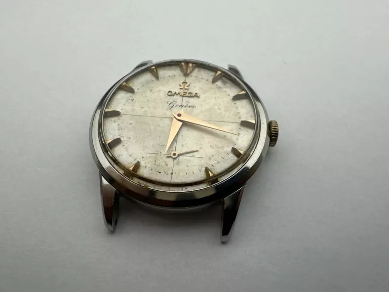 ZZEGAREK MECHANICZNY OMEGA GENEVE 2754-1 34,5MM CAL 266 VINTAGE 50S