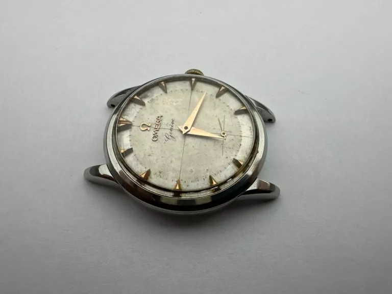 ZZEGAREK MECHANICZNY OMEGA GENEVE 2754-1 34,5MM CAL 266 VINTAGE 50S