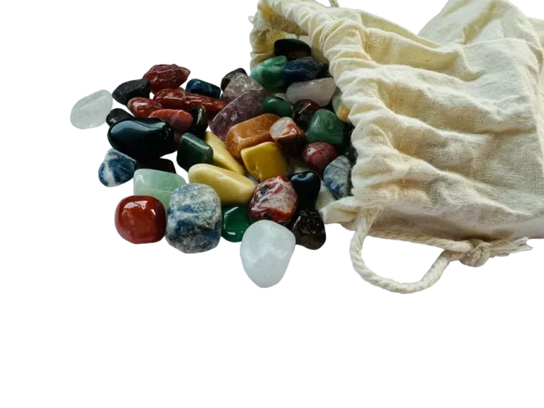 KAMIENIE DEKORACYJNE MIKS KRYSZTAŁÓW NATURALNYCH DROBNE ZESTAW