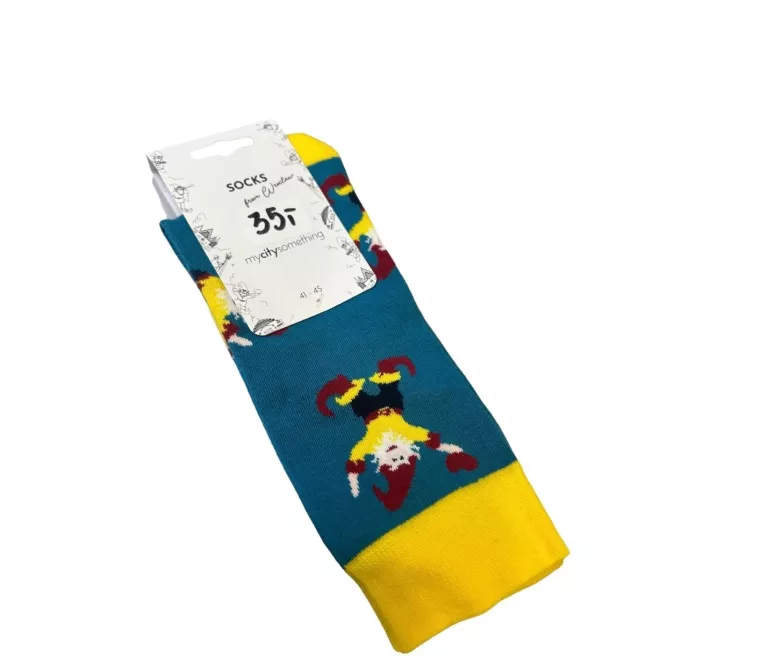 SOCKS FROM WROCŁAW 36-40 SKARPETKI Z KRASNALAMI
