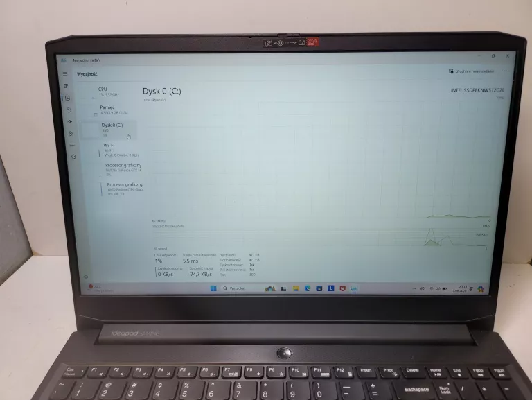 LAPTOP GAMINGOWY LENOVO IDEAPAD GAMING 3 15AC *FV*GWARANCJA*