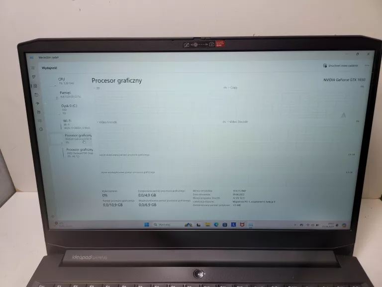 LAPTOP GAMINGOWY LENOVO IDEAPAD GAMING 3 15AC *FV*GWARANCJA*