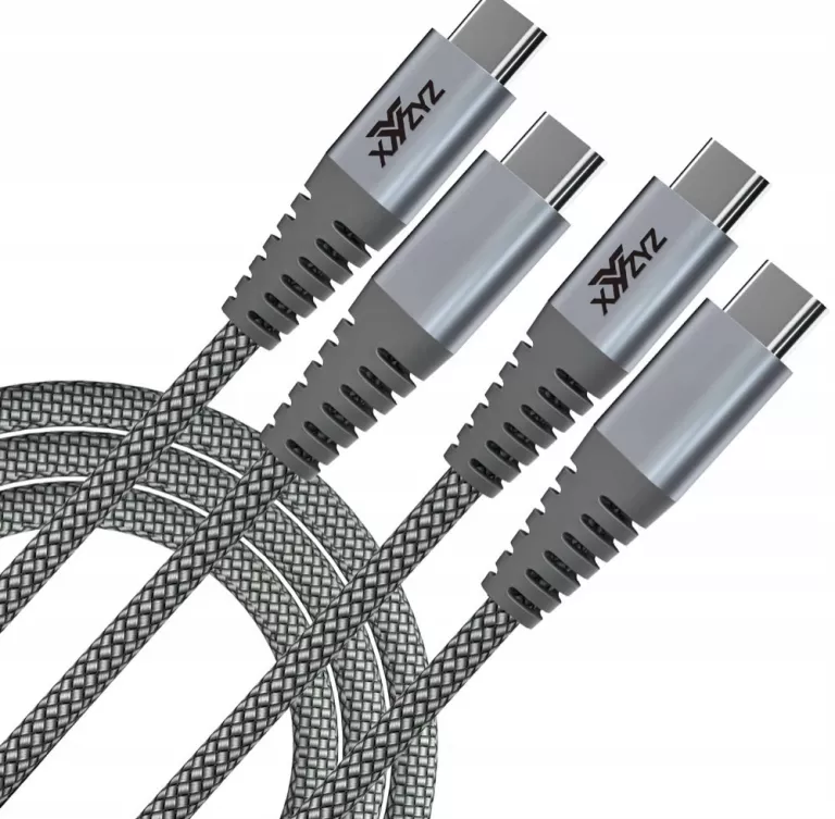 KABEL DO SZYBKIEGO ŁADOWANIA DO MACBOOKA SWITCH USB-C 60W 2 SZTUKI