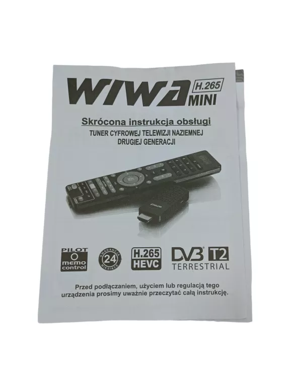 TUNER DVB-T2 WIWA H.265 MINI