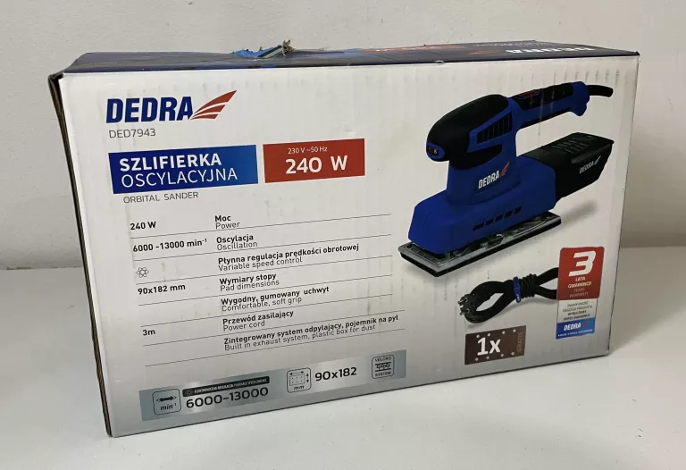 SZLIFIERKA OSCYLACYJNA DEDRA DED7943 240W