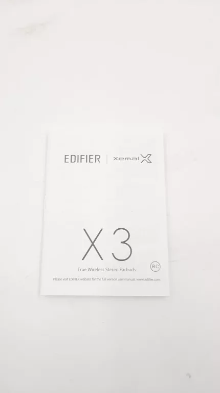 SŁUCHAWKI DOUSZNE TWS EDIFIER X3S BLUETOOTH 5.2 / *OKAZJA*
