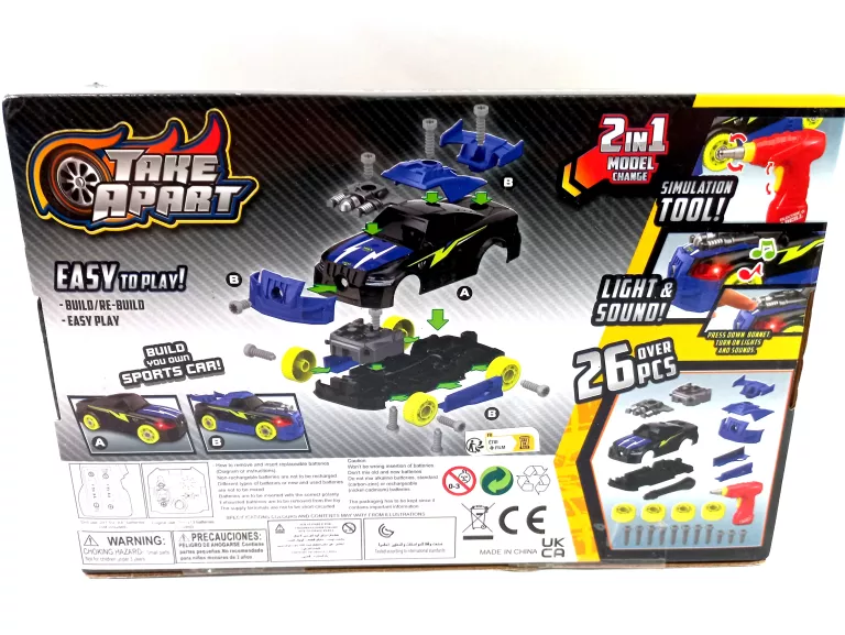 SAMOCHODZIK TAKE APART CAR RACING MODIFICATION SET