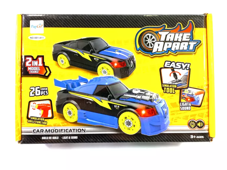 SAMOCHODZIK TAKE APART CAR RACING MODIFICATION SET