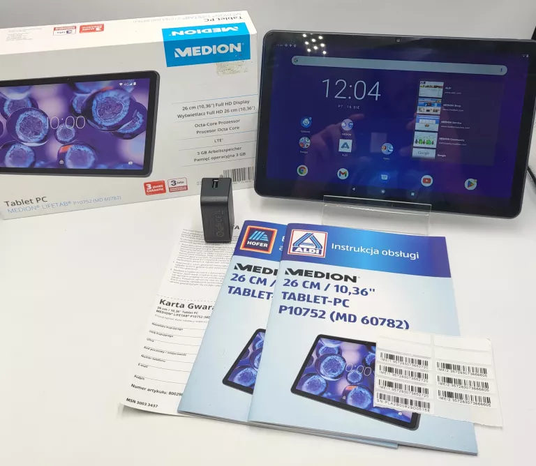 TABLET MEDION P10752 10,36" 3/64GB LTE WI-FI ANDROID 11 SIM