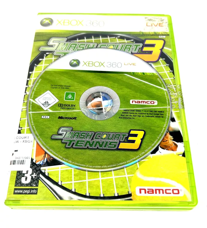 GRA SMASH COURT TENNIS 3 XBOX 360