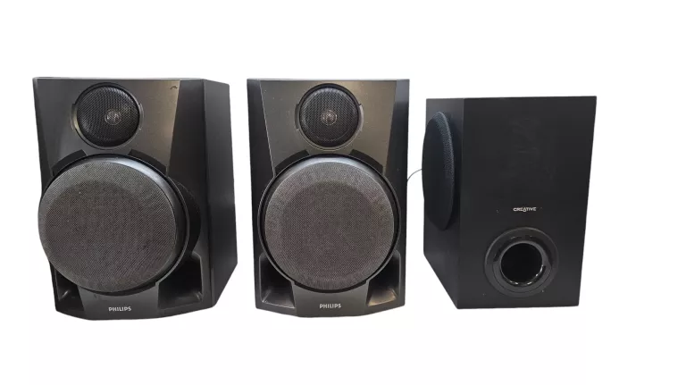 GŁOŚNIKI PHILIPS, SUBWOOFER CREATIVE