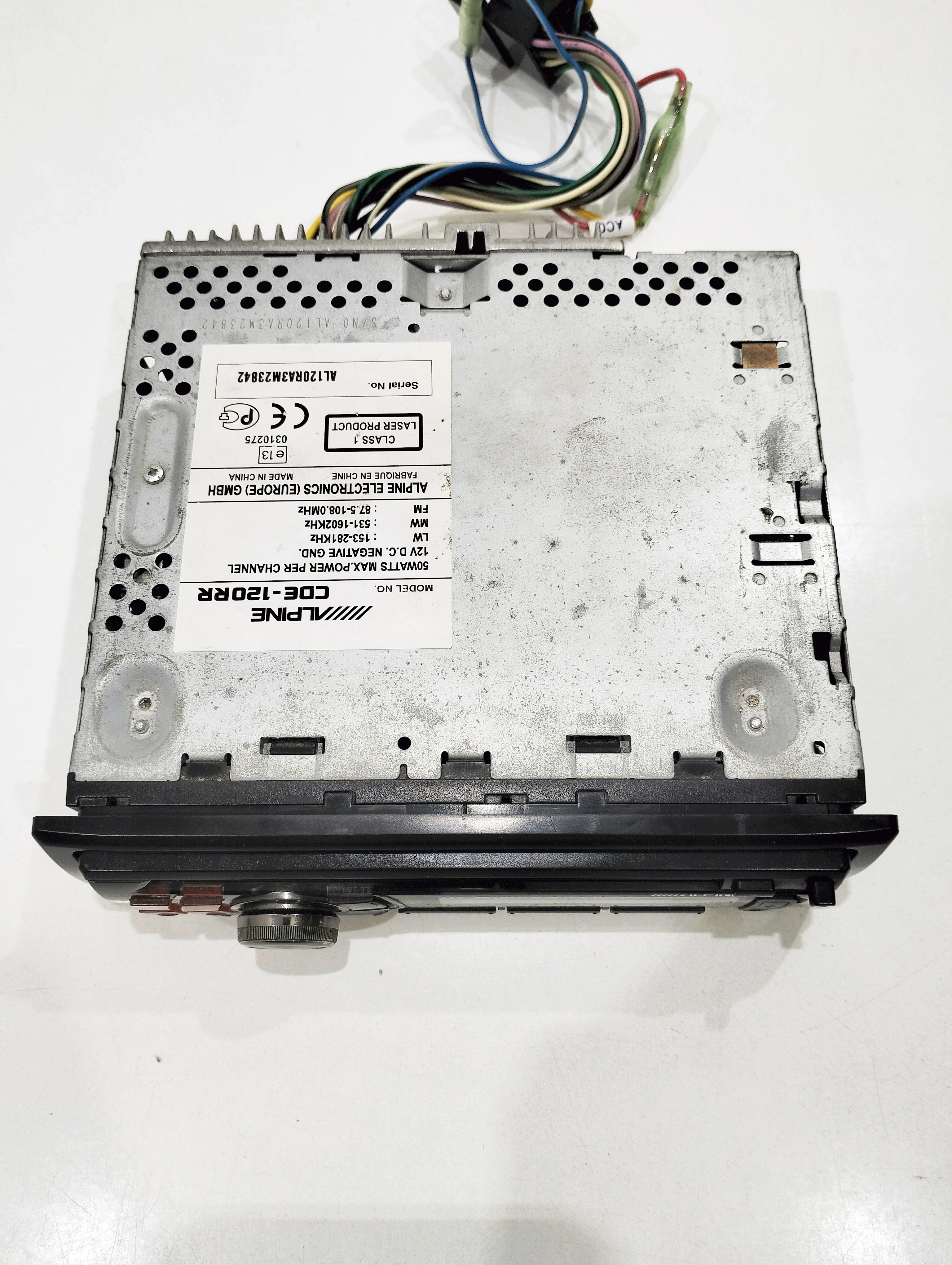 radio-samochodowe-alpine-cde-120rr-stan-uzywany