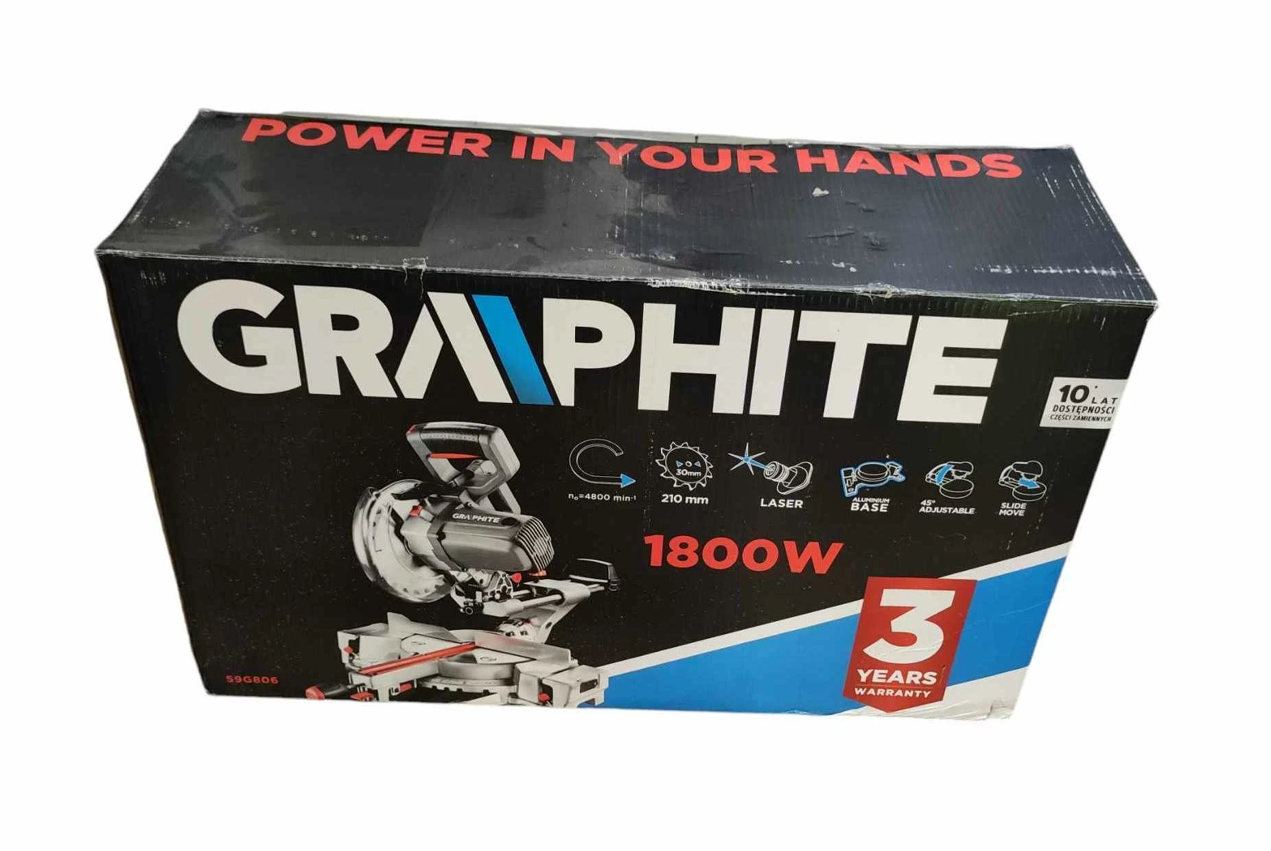 pila-ukosnica-graphite-59g806-jak-nowa-stan-uzywany