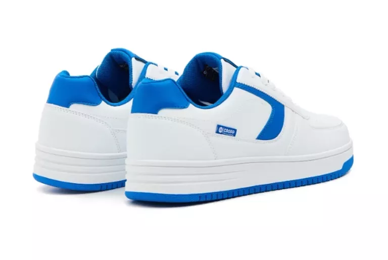 CROPP BIAŁO-NIEBIESKIE SNEAKERSY 9098V ROZMIAR 44