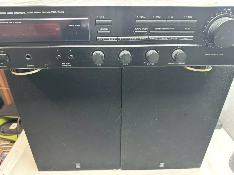AMPLITUNER DENON DRA-335R + 2 GŁOŚNIKI