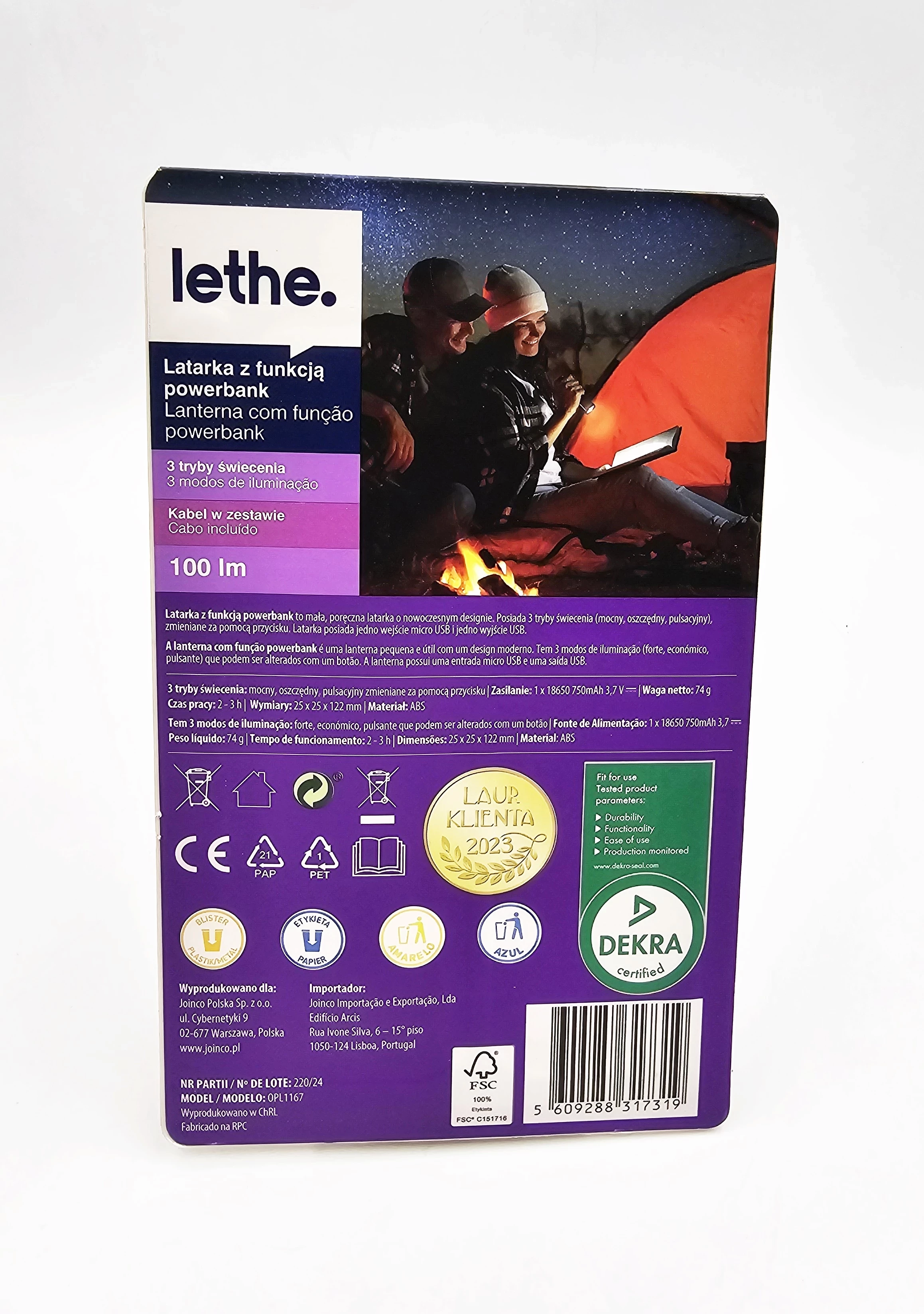 latarka-z-funkcja-powerbank-lethe-opl1167-100lm-kod-producenta-opl1167