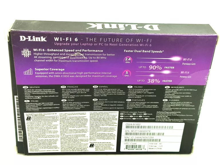 KARTA SIECIOWA  D-LINK DWA-X1850