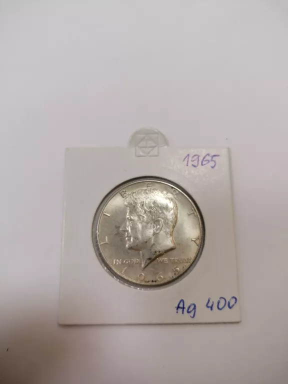 MONETA UNITED STATES OF AMERICA HALF DOLLAR 1965