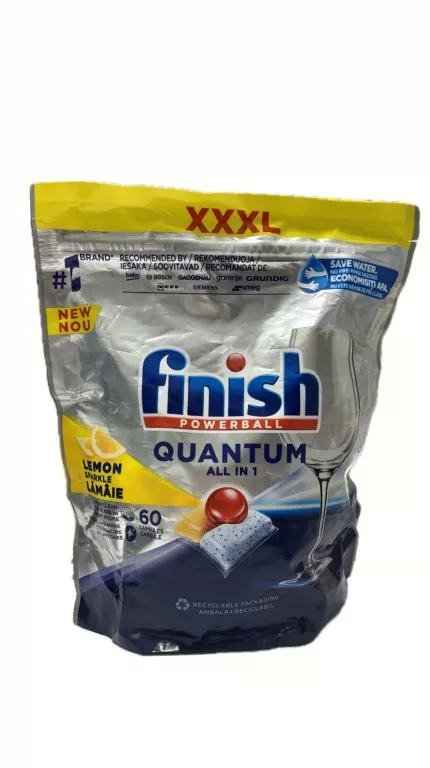 FINISH QUANTUM 60SZT LEMON