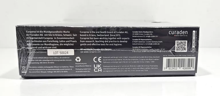 SZCZOTECZKA HYDROSONICZNA CURAPROX BLACK IS WHITE