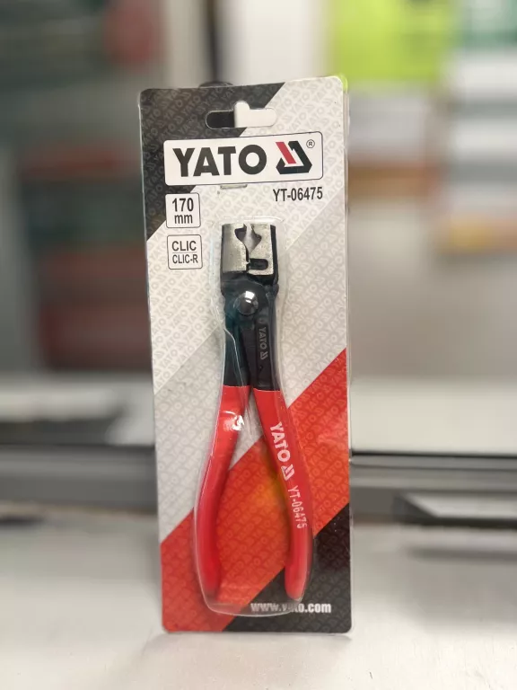 SZCZYPCE DO OPASEK ZACISKOWYCH TYPU CLIC I CLIC R YT-06475 YATO