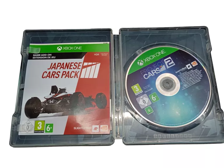 PROJECT CARS 2 STEELBOOK EDYCJA LIMITOWANA XBOX ONE