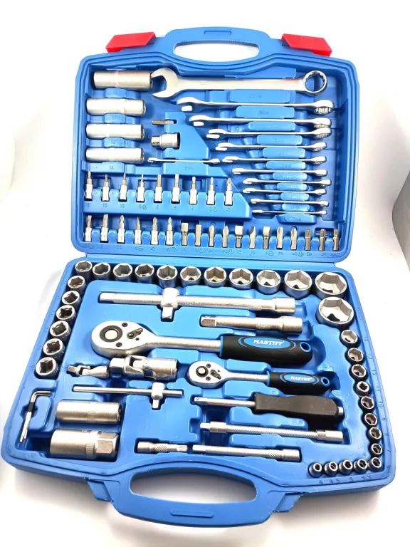 ZESTAW KLUCZY NASADOWYCH ORAZ PŁASKO-OCZKOWYCH TORX 94 MASTIFF