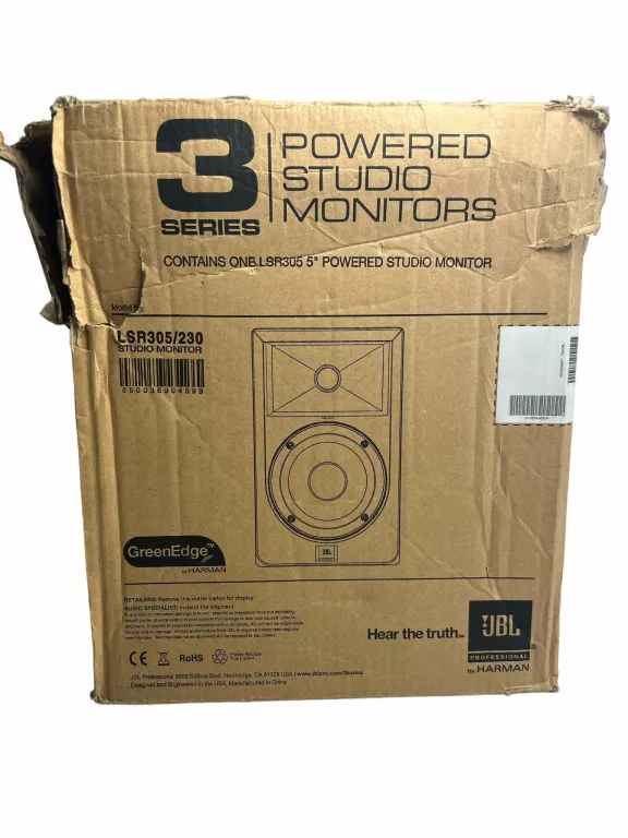 GŁOŚNIK JBL PROFESSIONAL STUDIO MONITOR LSR305 SERIA 3 KMPL