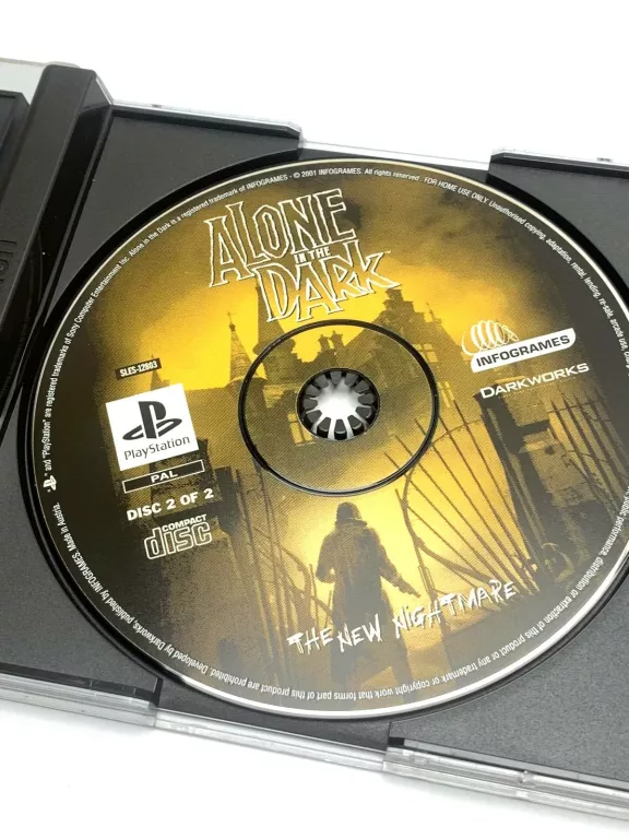 GRA ALONE IN THE DARK THE NEW NIGHTMARE // PS1 // STAN IDEALNY!