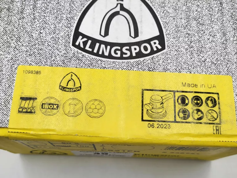 KLINGSPOR KRĄŻEK ŚCIERNY RZEP PS21FK 125MM P100 50 SZTUK #236751