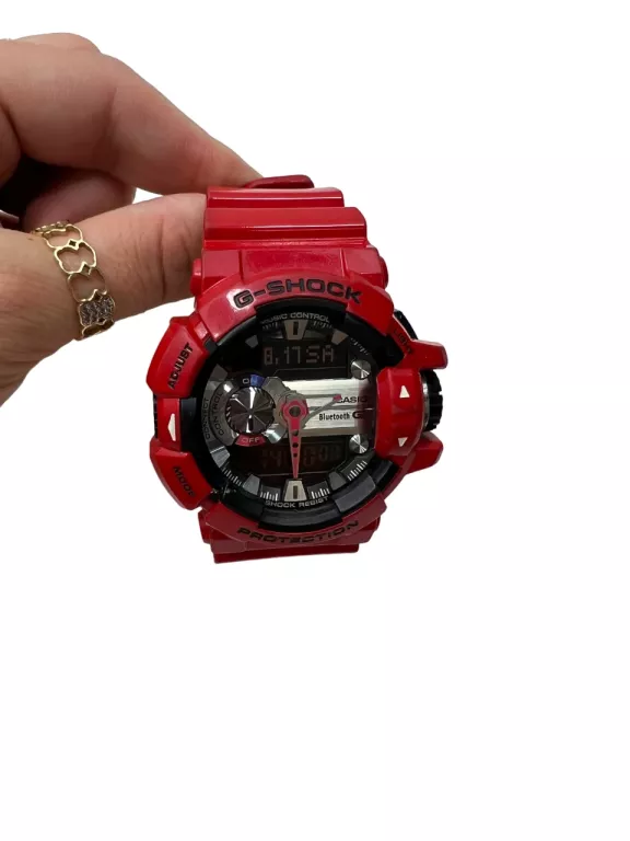 ZEGAREK CASIO G- SHOCK GBA- 400 CZERWONY