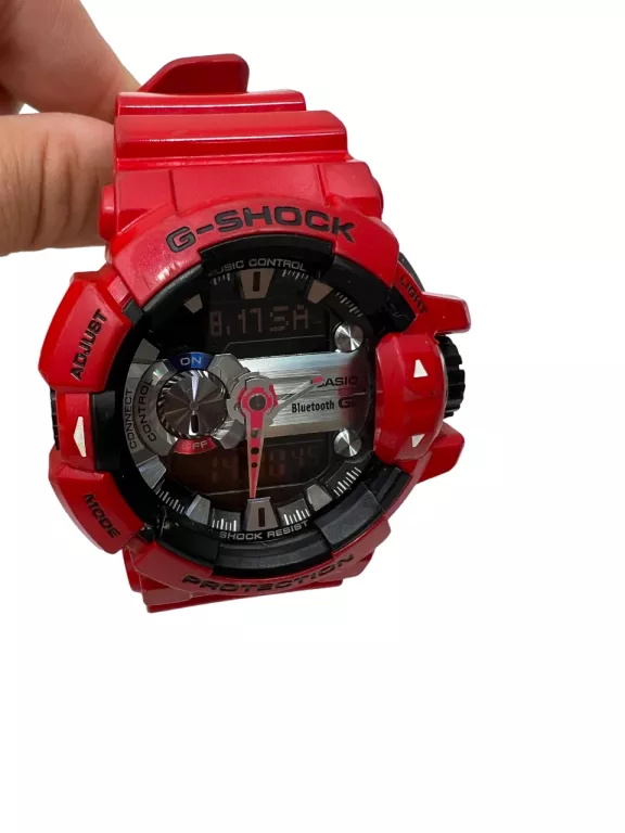 ZEGAREK CASIO G- SHOCK GBA- 400 CZERWONY