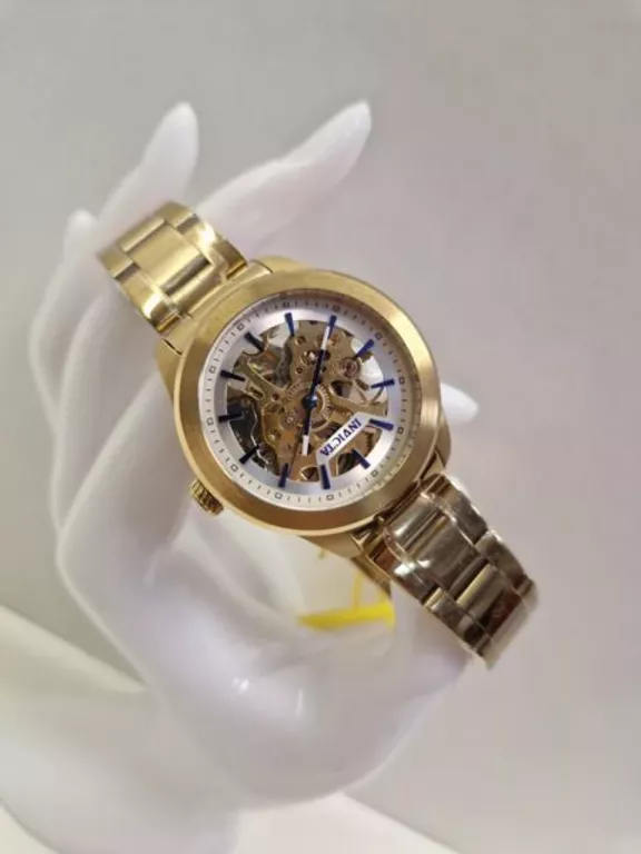 ZEGAREK AUTOMATYCZNY INVICTA 35834 100M W ODCIENIU ZŁOTA