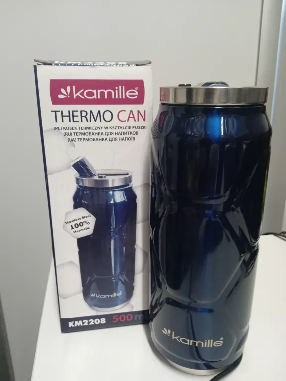 KAMILLE KUBEK TERMICZNY KM-2208 500ML GRANATOWY