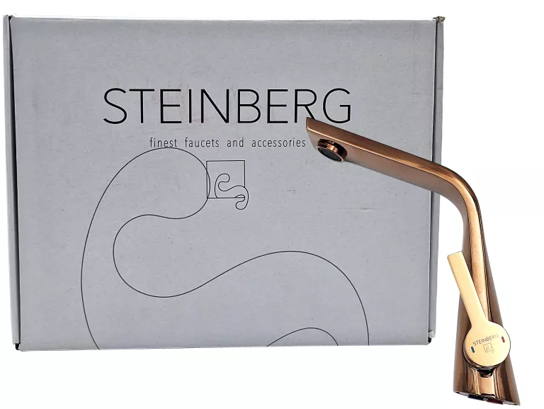 BATERIA UMYWALKOWA JEDNOUCHWYTOWA STEINBERG 260 1010 1 RG ROSE GOLD