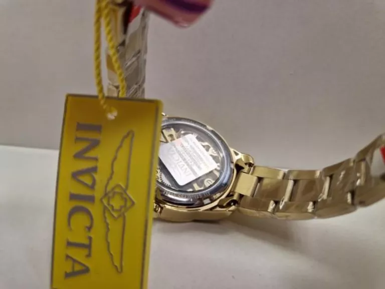 ZEGAREK AUTOMATYCZNY INVICTA 35834 100M W ODCIENIU ZŁOTA