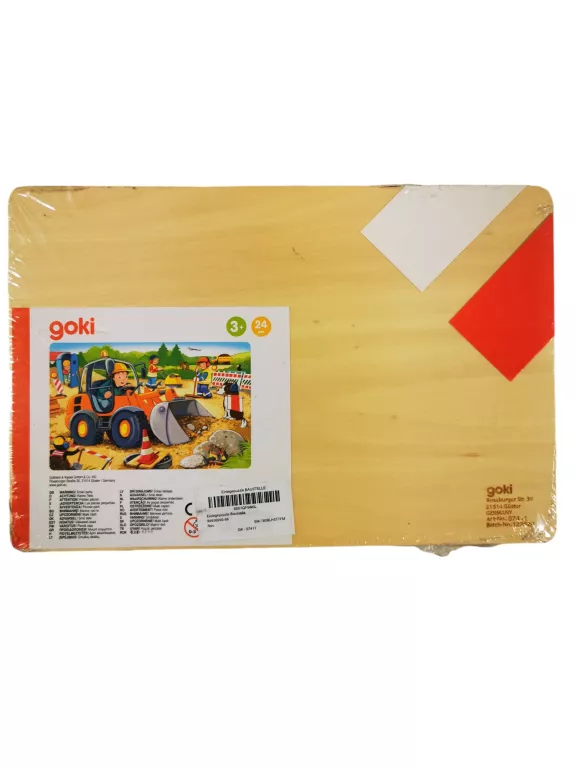 PUZZLE DREWNIANE PLAC BUDOWY 24 EL. GOKI