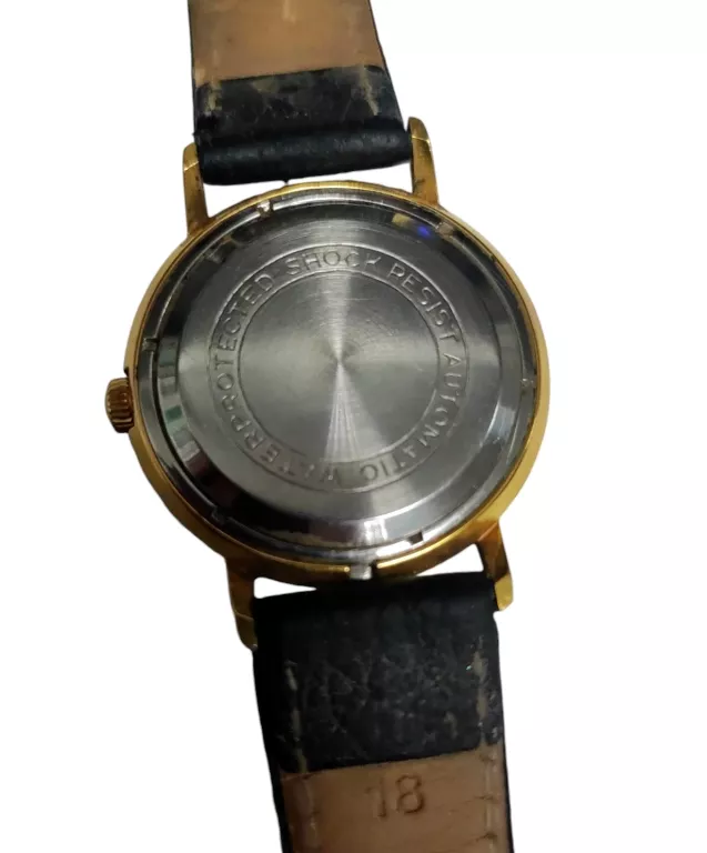ZŁOCONY MĘSKI POLJOT DE-LUXE AUTOMATIC 29 JEWELS